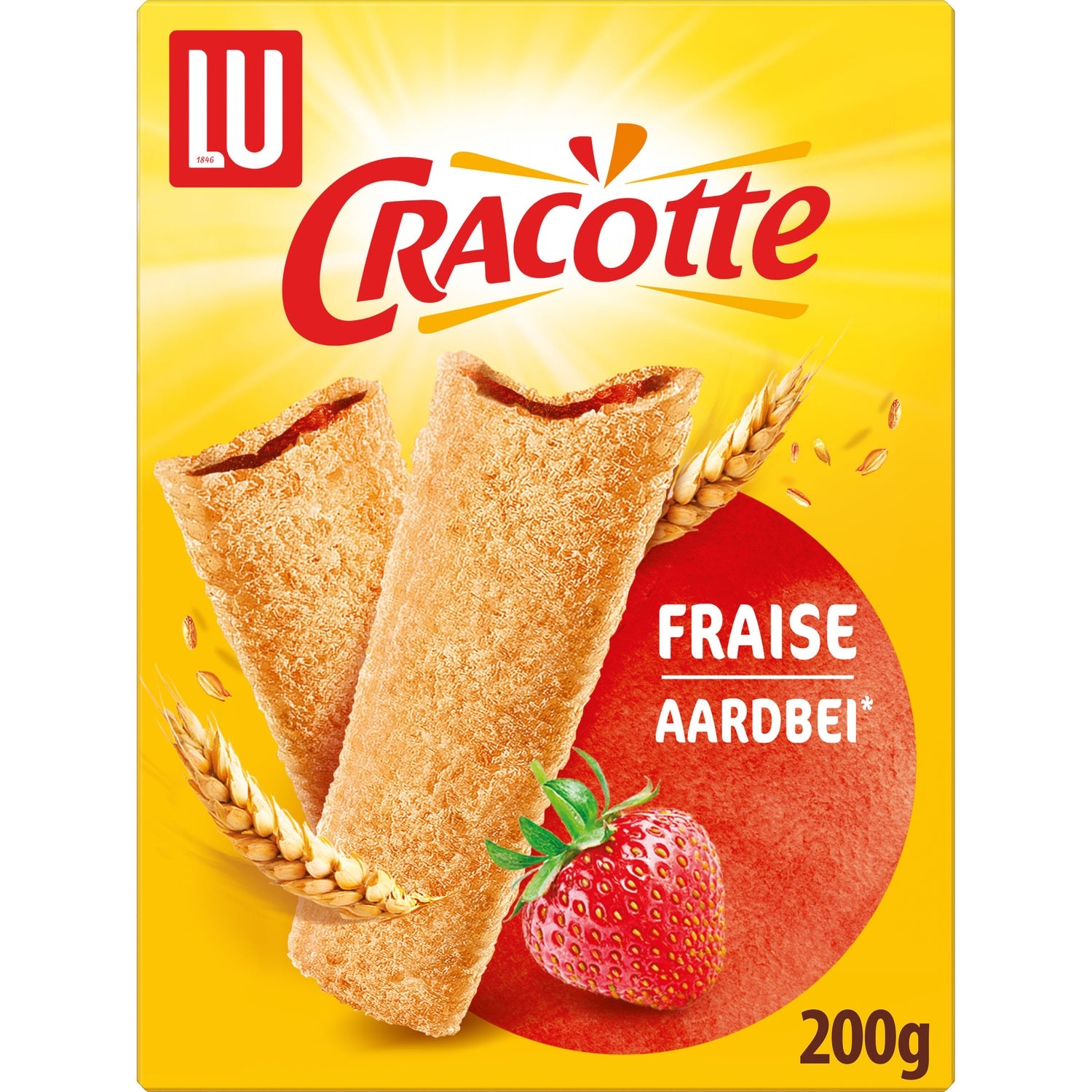 Cracotte LU Saveur Fraise 200g