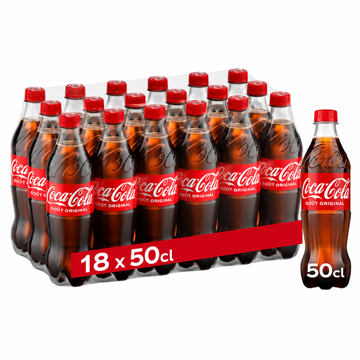 Coca-Cola – Pack de 18 × 50 cl
