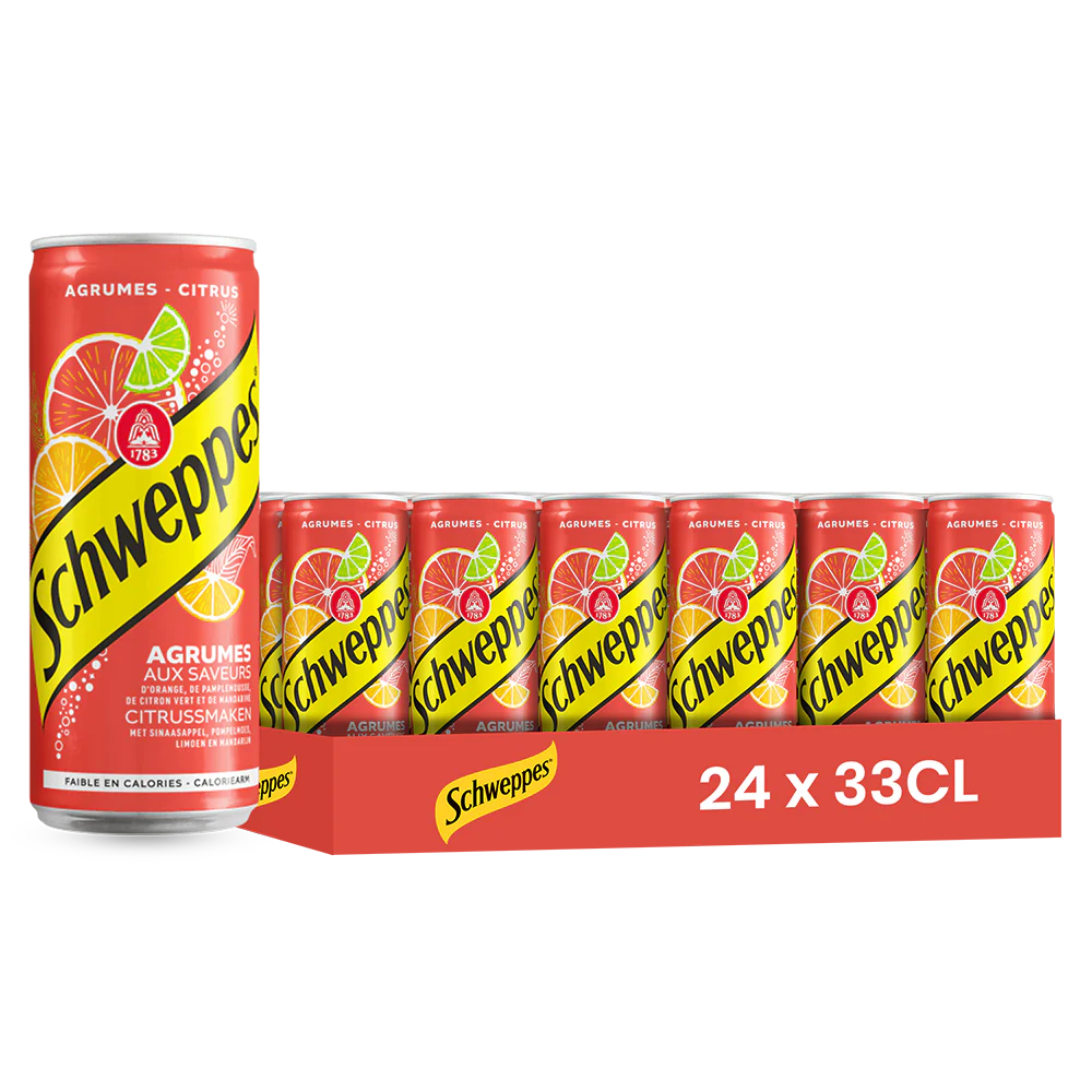 Schweppes Agrum 33cl – Pack de 24