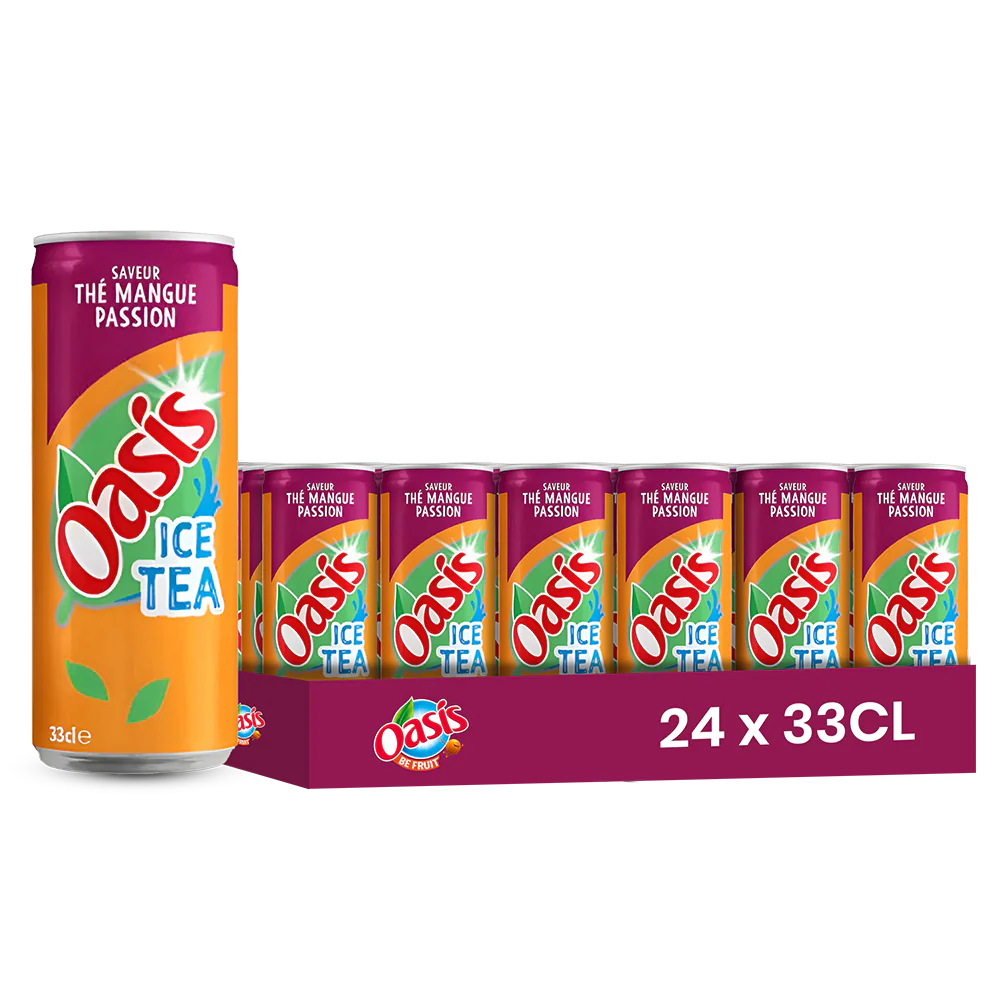 Oasis Thé Mangue Passion 33cl – Pack de 24