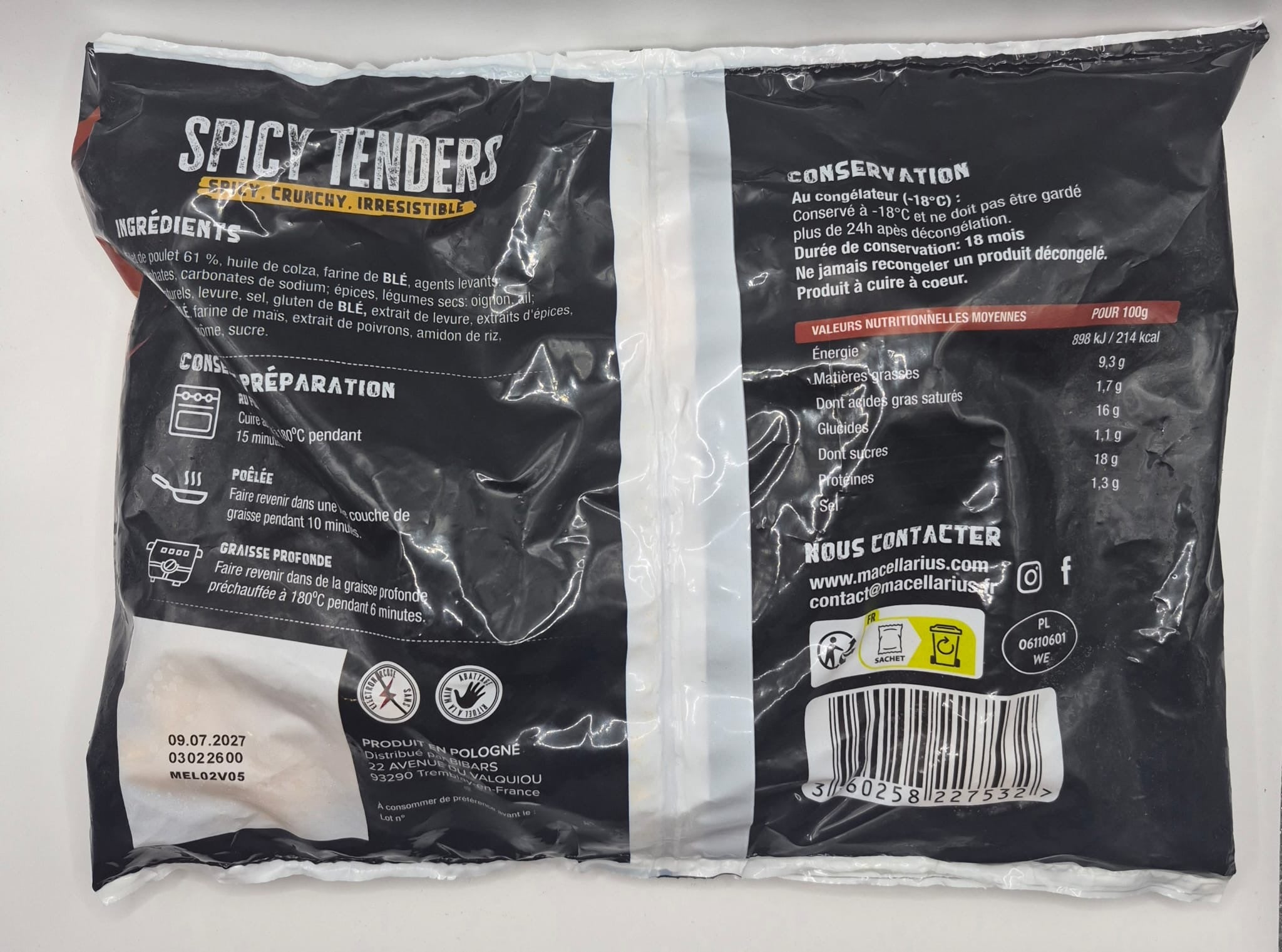 Tenders Spicy 800g – Macellarius Halal AVS