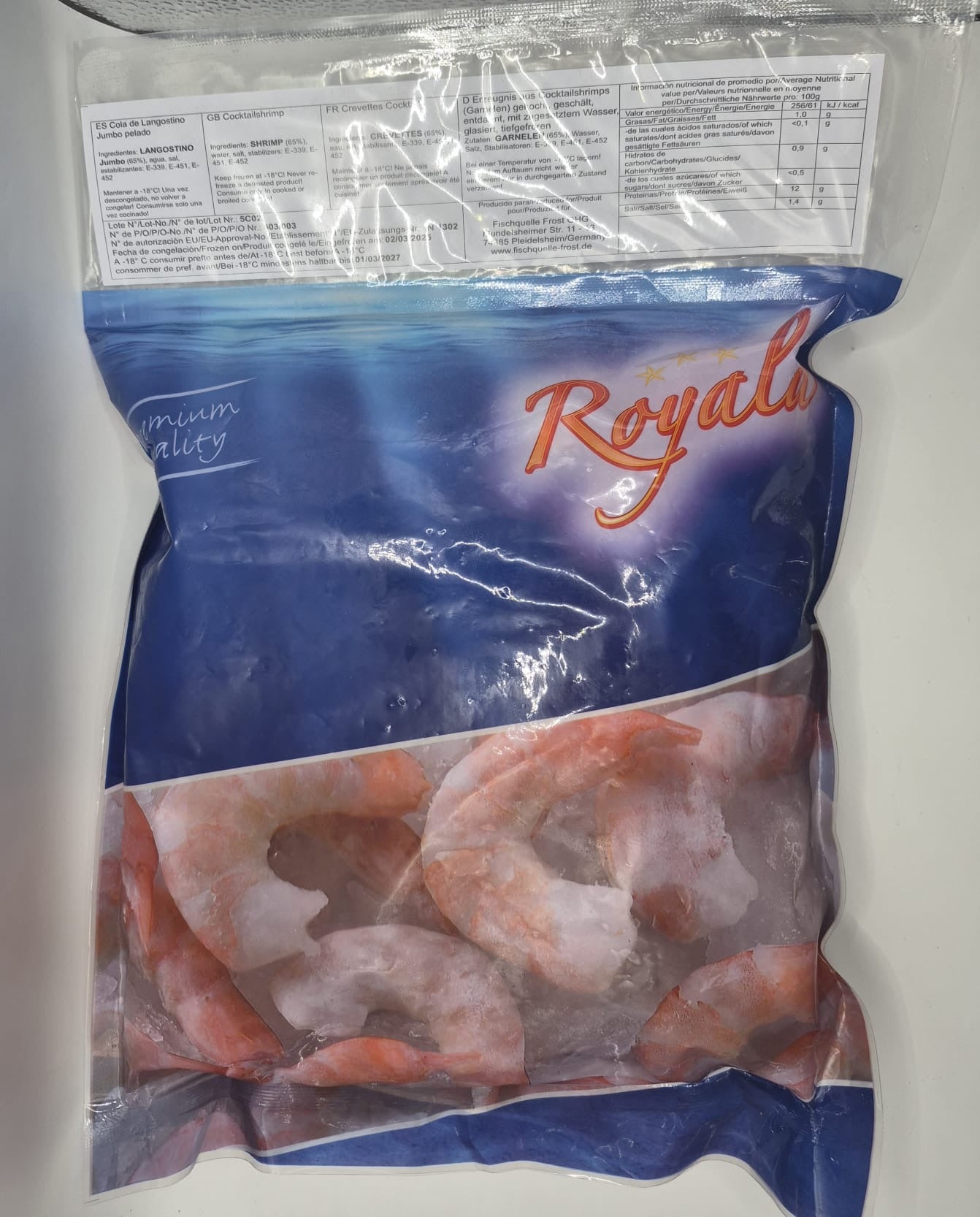 Crevettes Cocktail 800g – Royala
