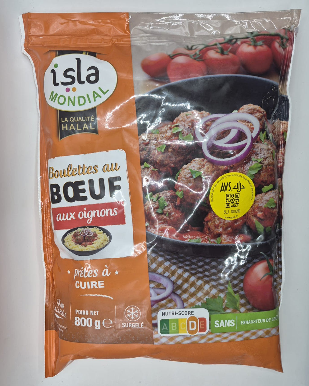 Boulettes de Bœuf aux Oignons 800g – Isla Mondial Halal AVS