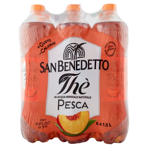 San Benedetto Pêche 1,5L – Pack de 6