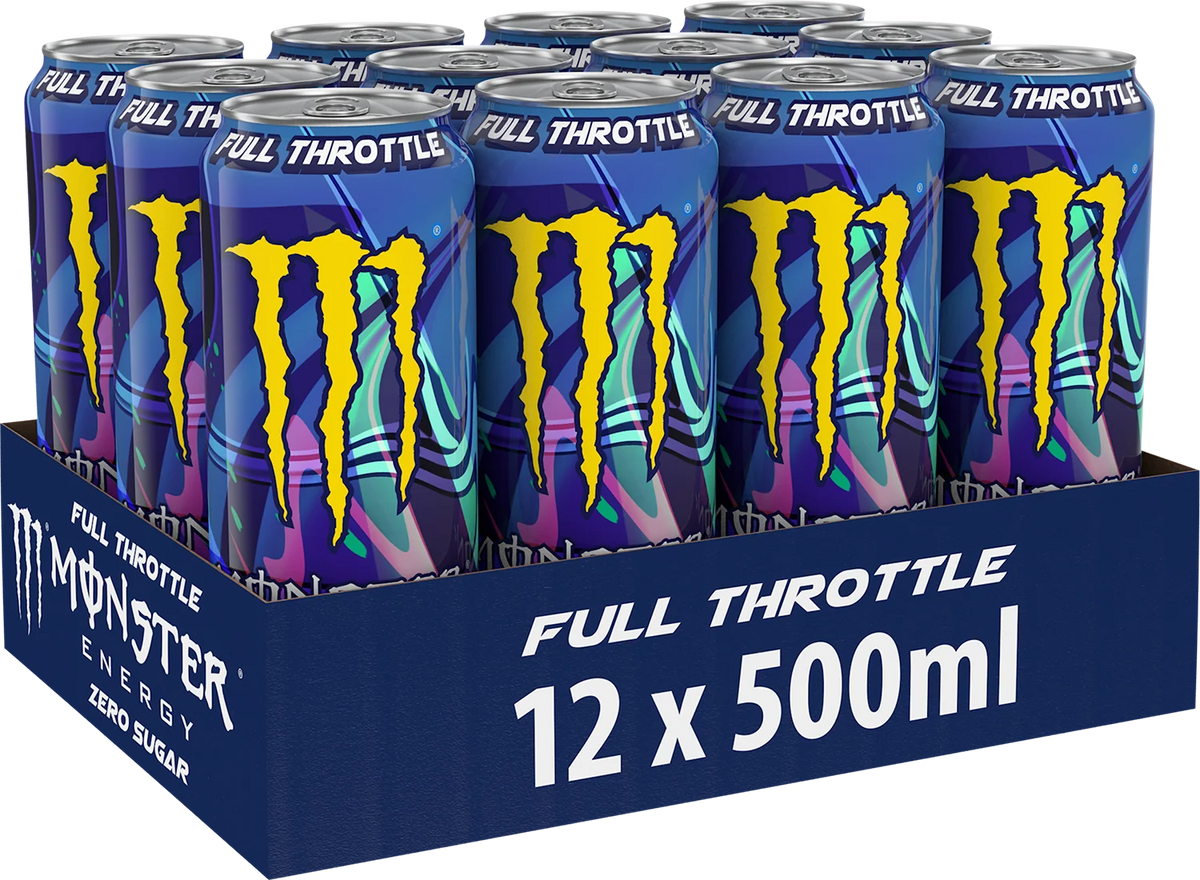 Monster Energy Full Throttle Zero Sucre 50cl – Pack de 12