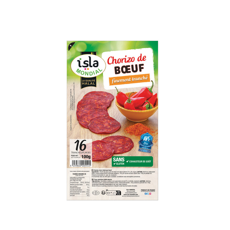Chorizo de Bœuf 100g – Isla Mondial AVS