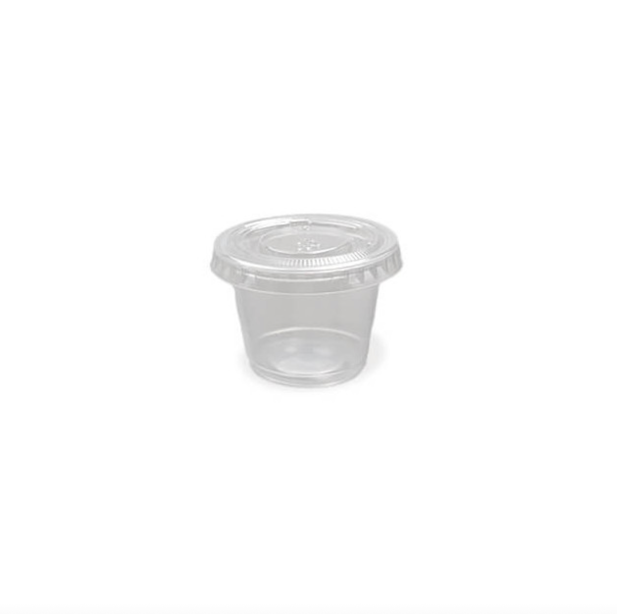 Pot de Sauce 30 cc avec Couvercle – Pack de 50