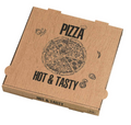 Cartons Pizza Brun 30 × 30 × 4 cm – Pack de 100