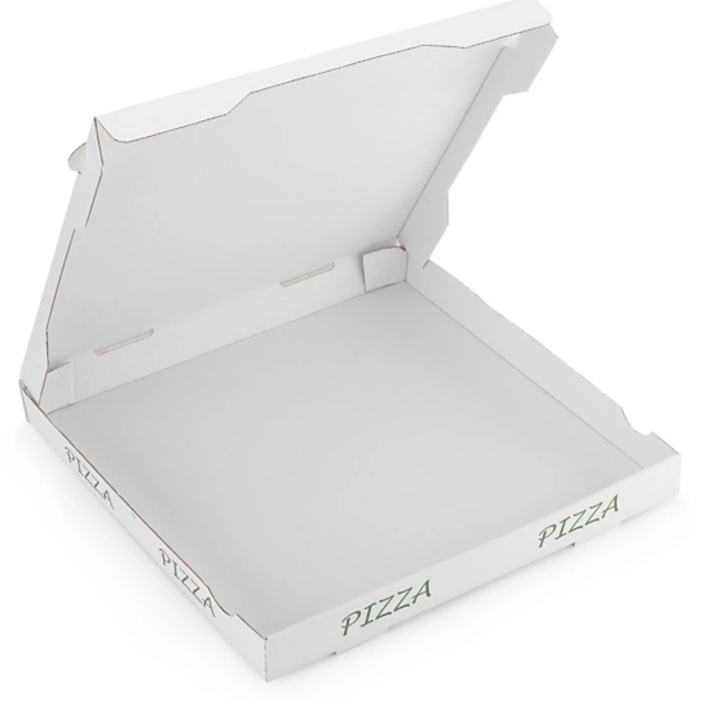 Cartons Pizza Blanc 30 cm × 30 cm – Pack de 100