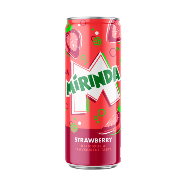 Mirinda Fraise – 33 cl × 24