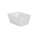 Barquettes injectées 1000 ml (x50 pièces) + couvercles