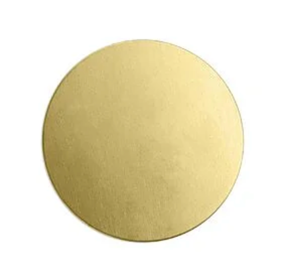 Disques ronds 24 cm OR (x100 pièces)