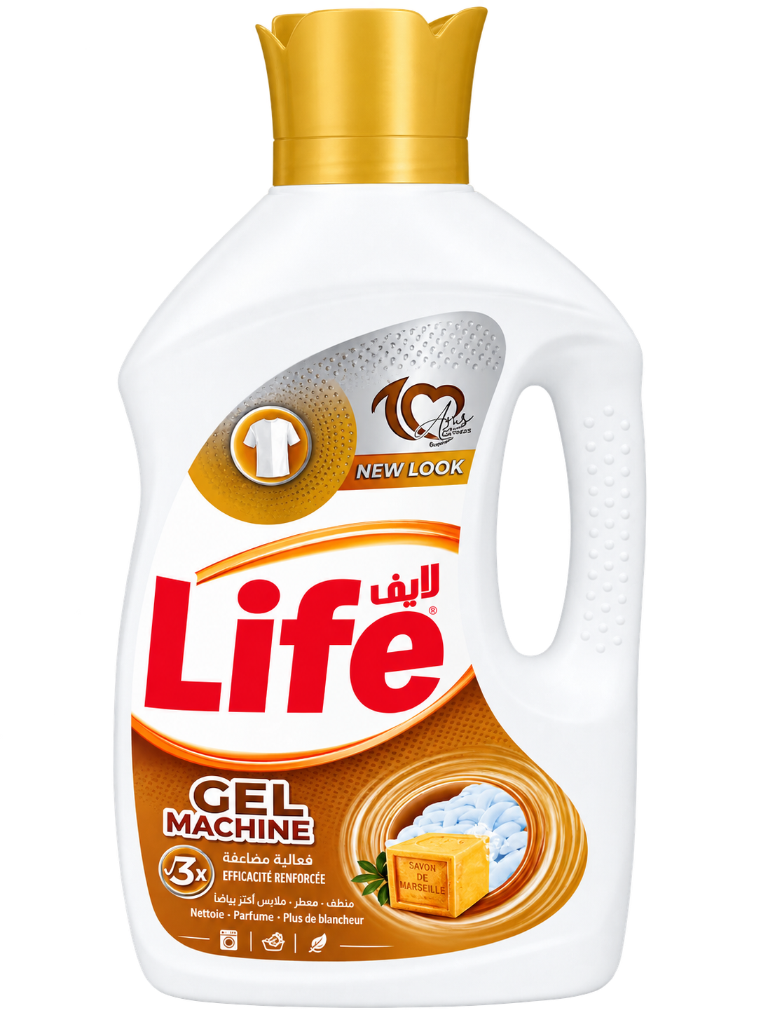 Lessive Liquide Savon de Marseille 3L – Life