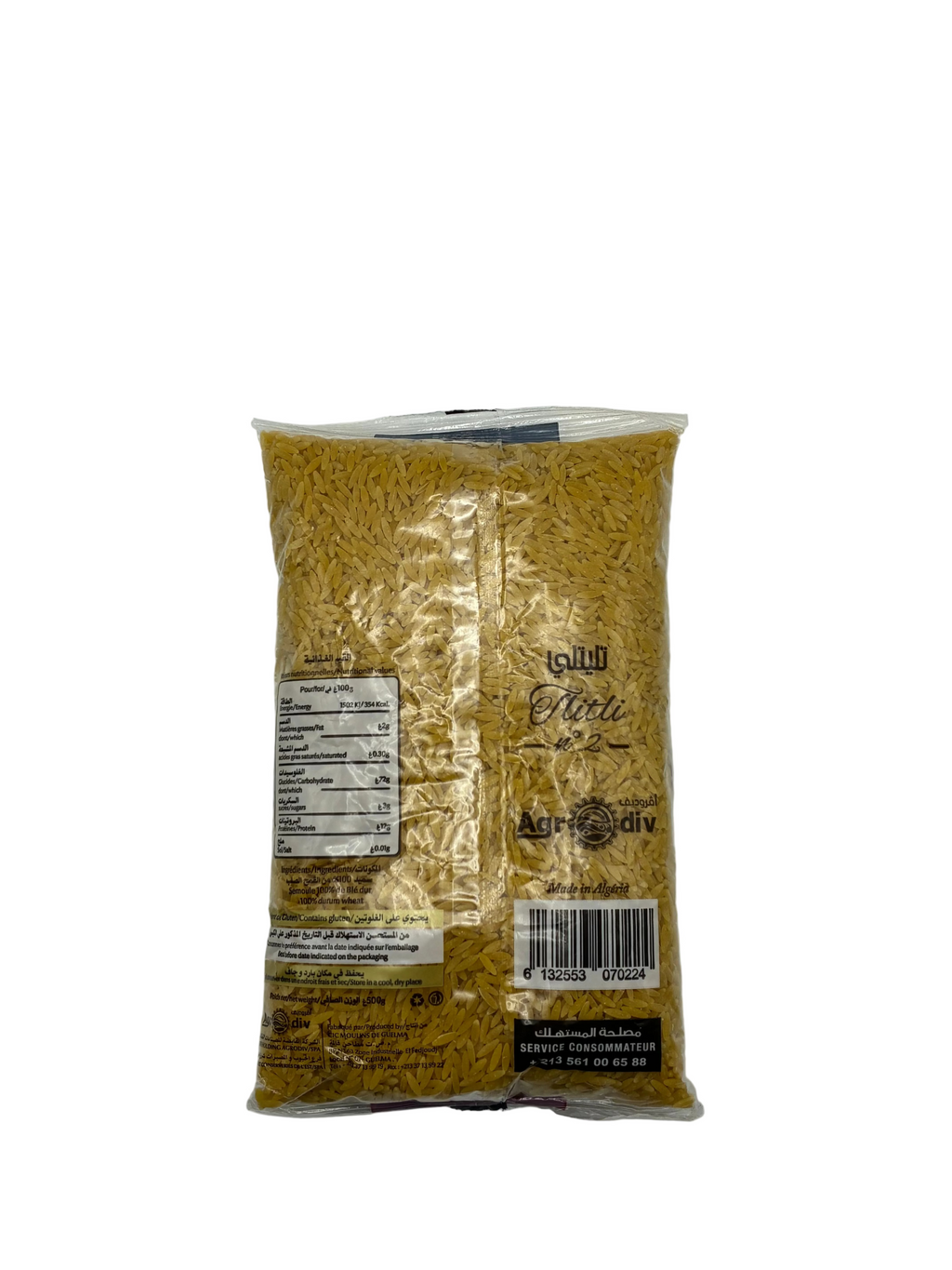 Pâtes Tlitli 500g – Pâtes de l’Est