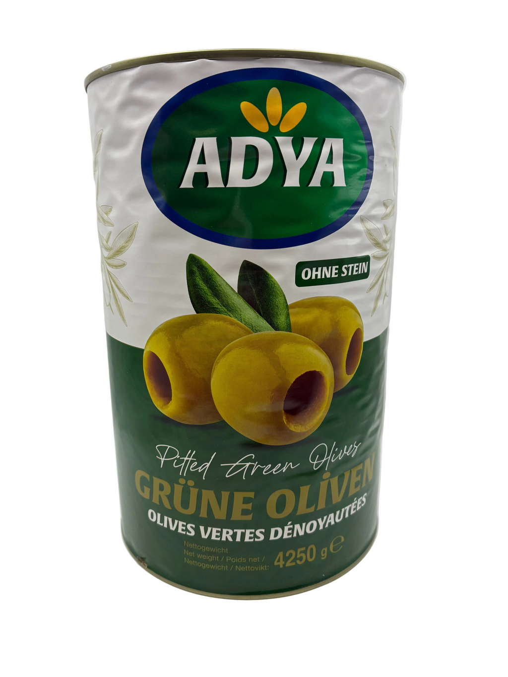 Olives Vertes dénoyauté 4,25 kg – Adiya