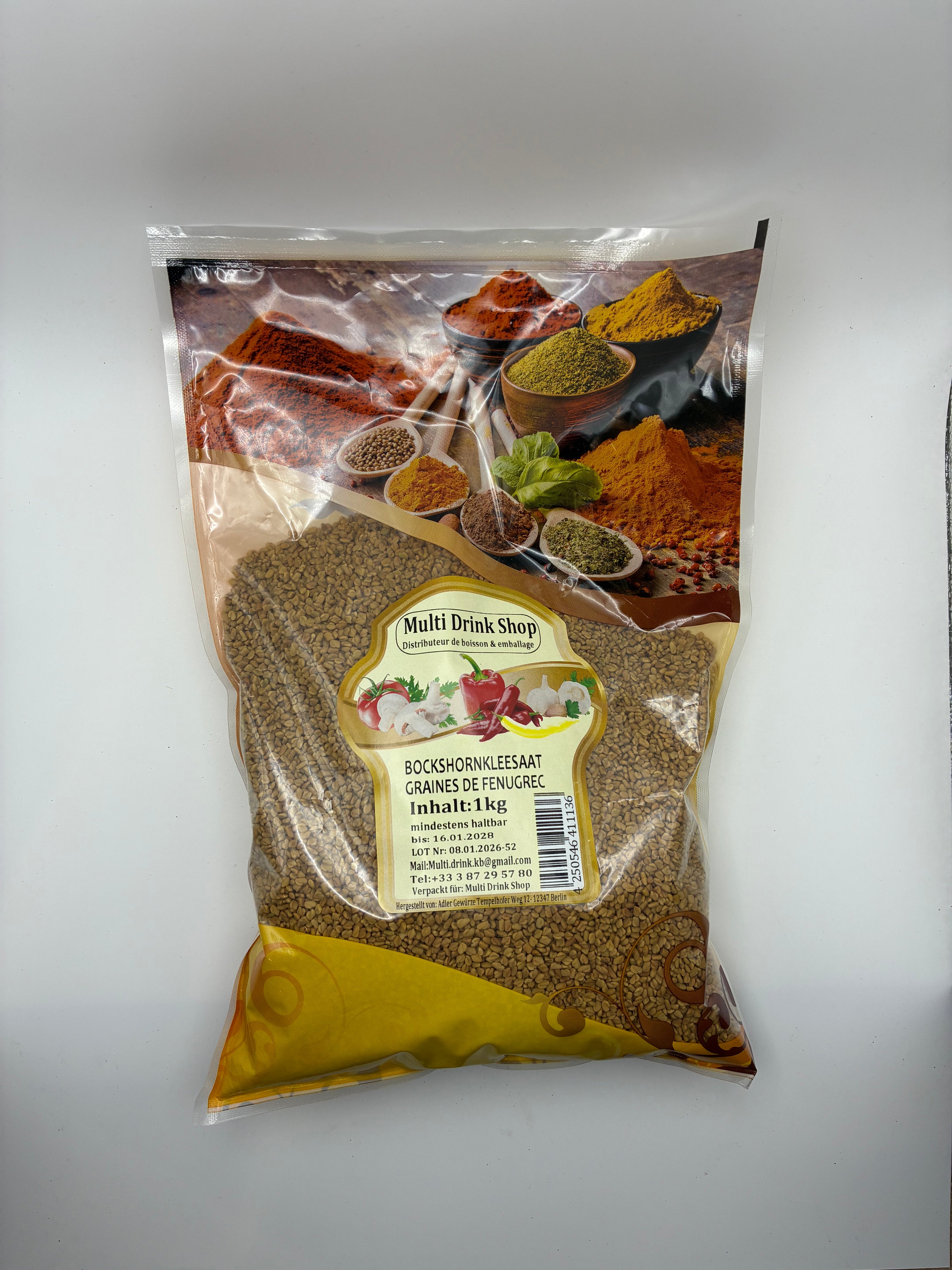 Graines de Fenugrec 1kg – Multi Drink Shop