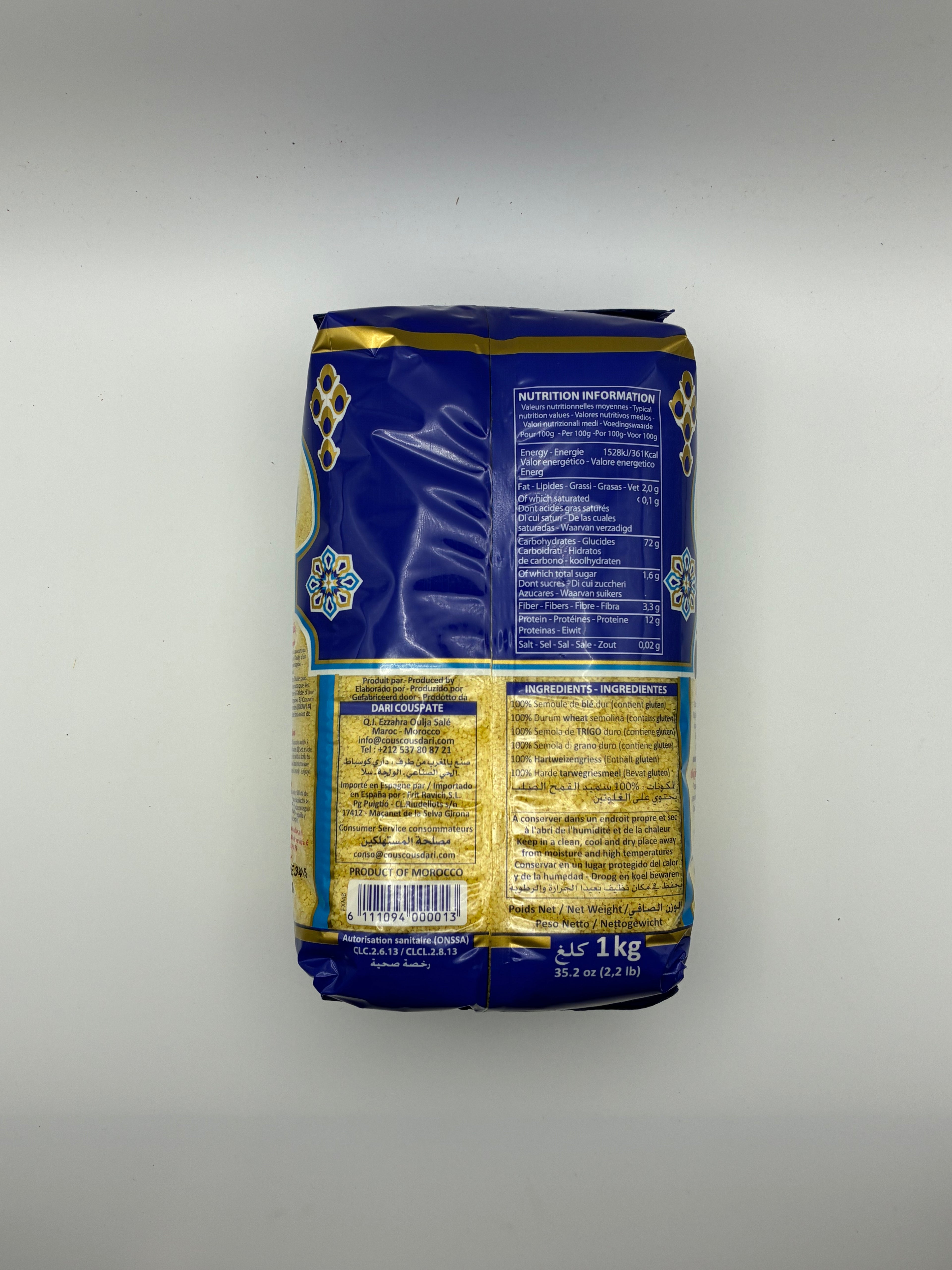 Couscous Moyen 1kg – DARI