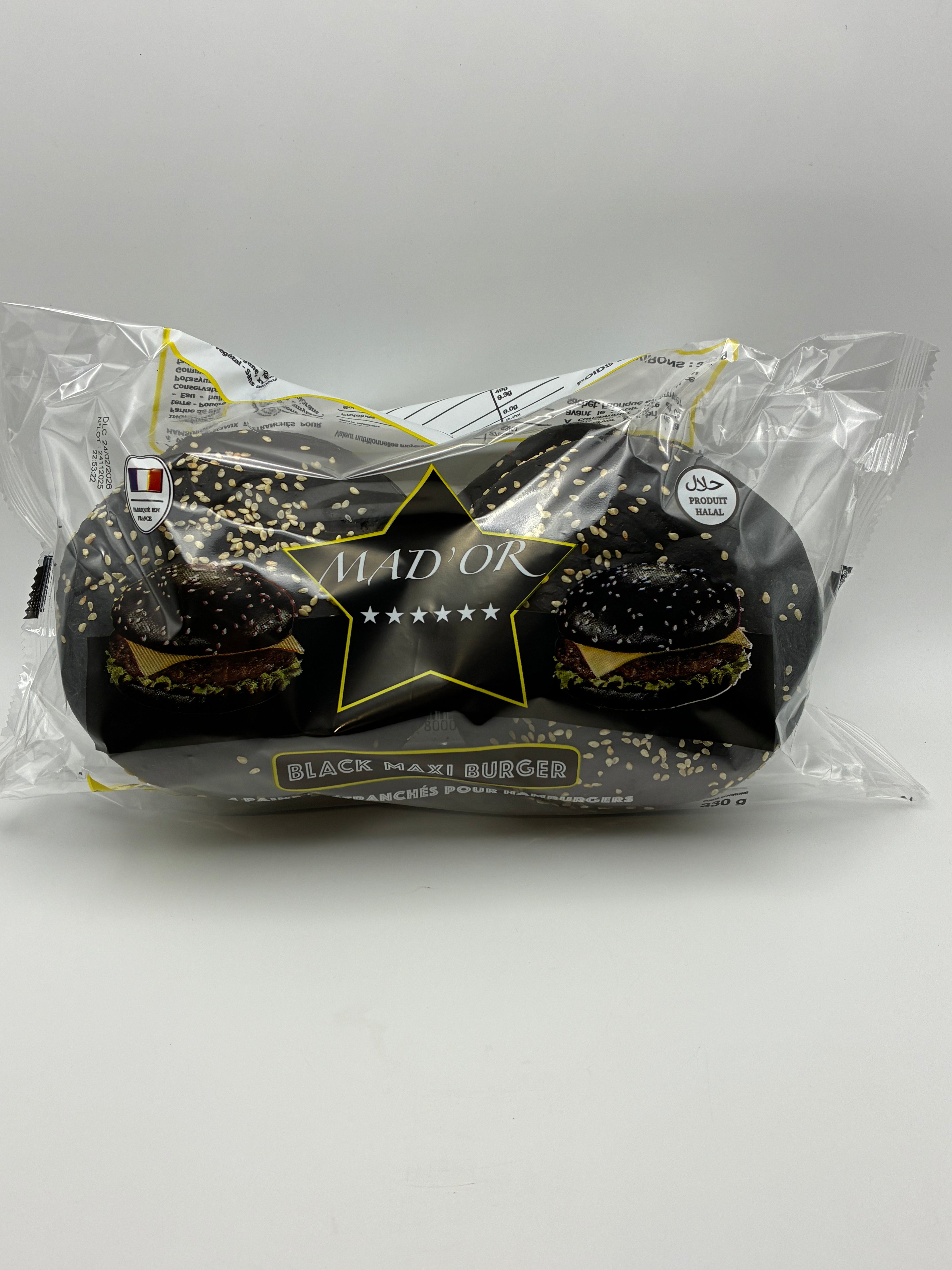 Pain Burger Black 4 Pains 330g – Mad’or