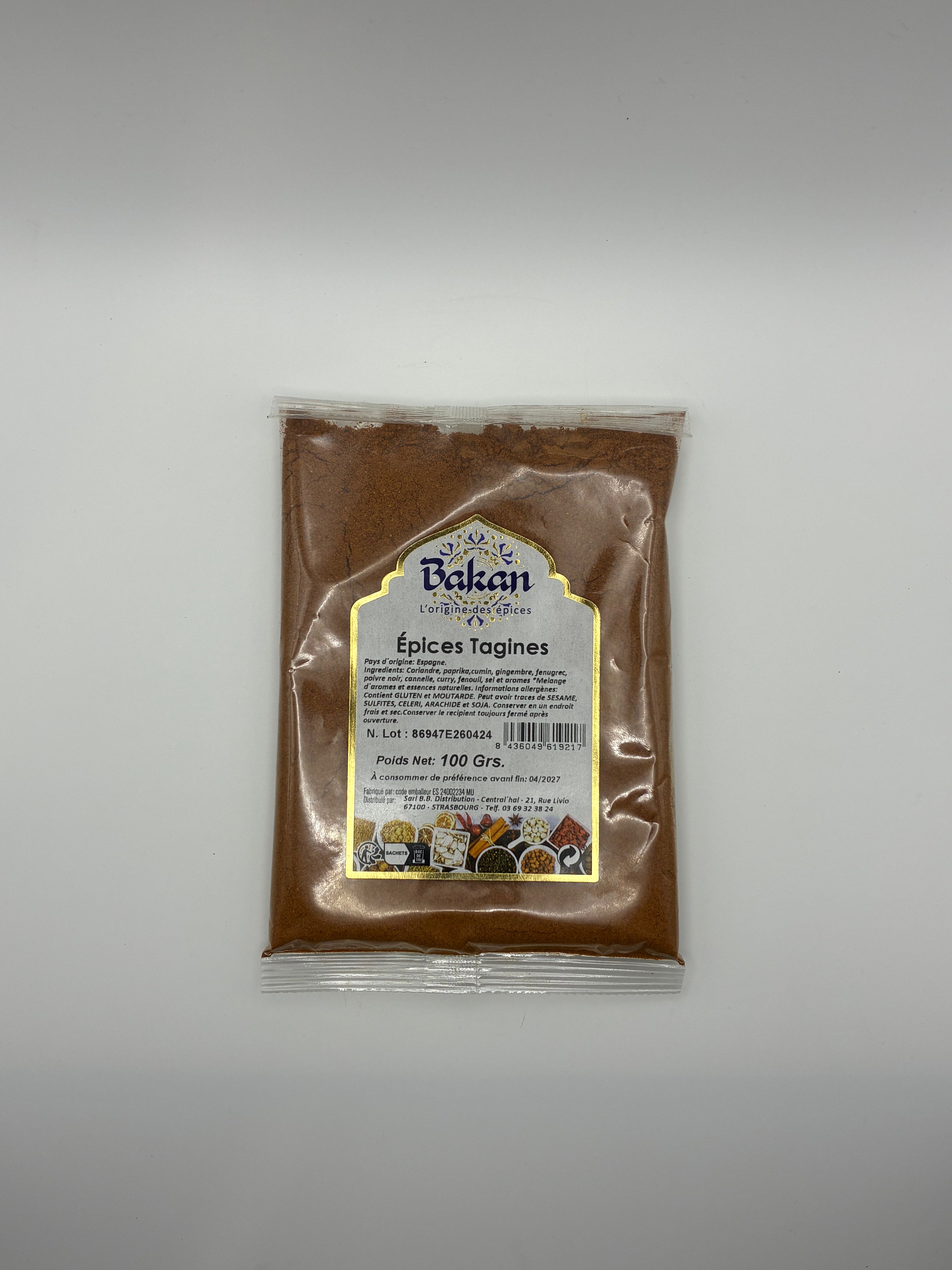 Épices pour Tajines 100g