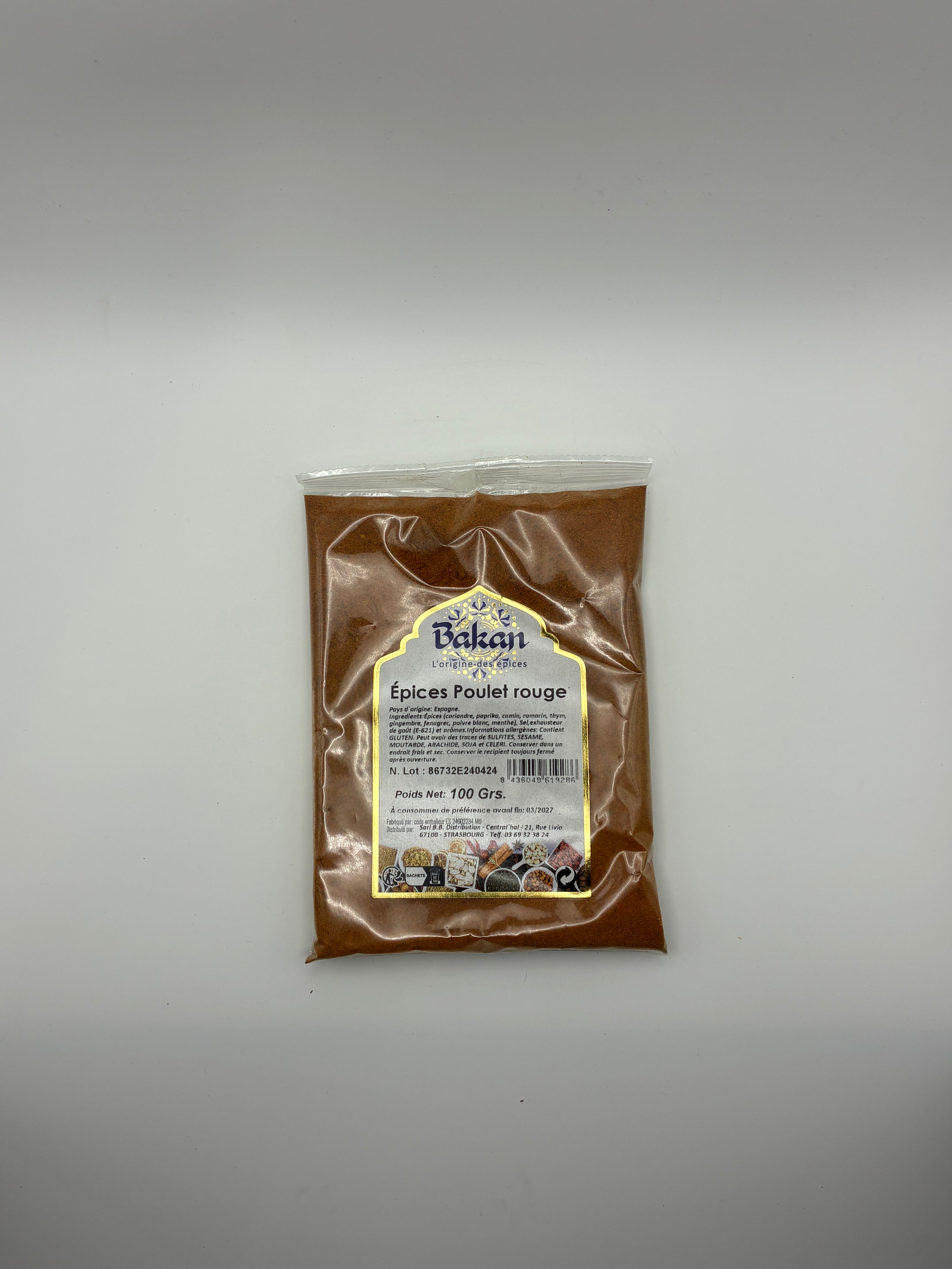 Épices Poulet Rouge 100g