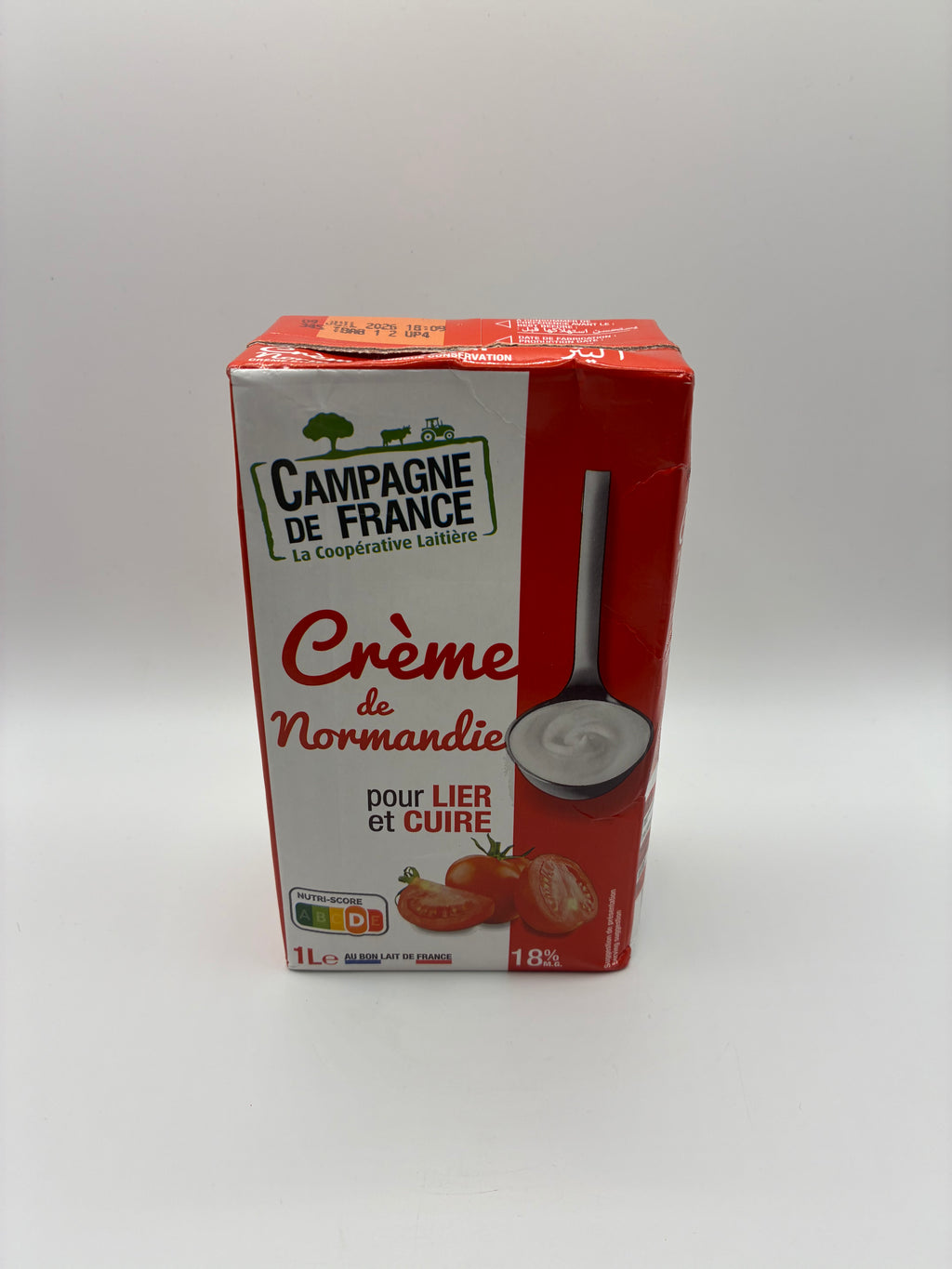 Crème Liquide 18% 1L – Campagne de France