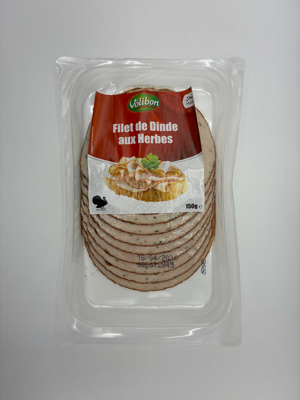 Filet de Dinde aux Herbes Halal 150g – Volibon