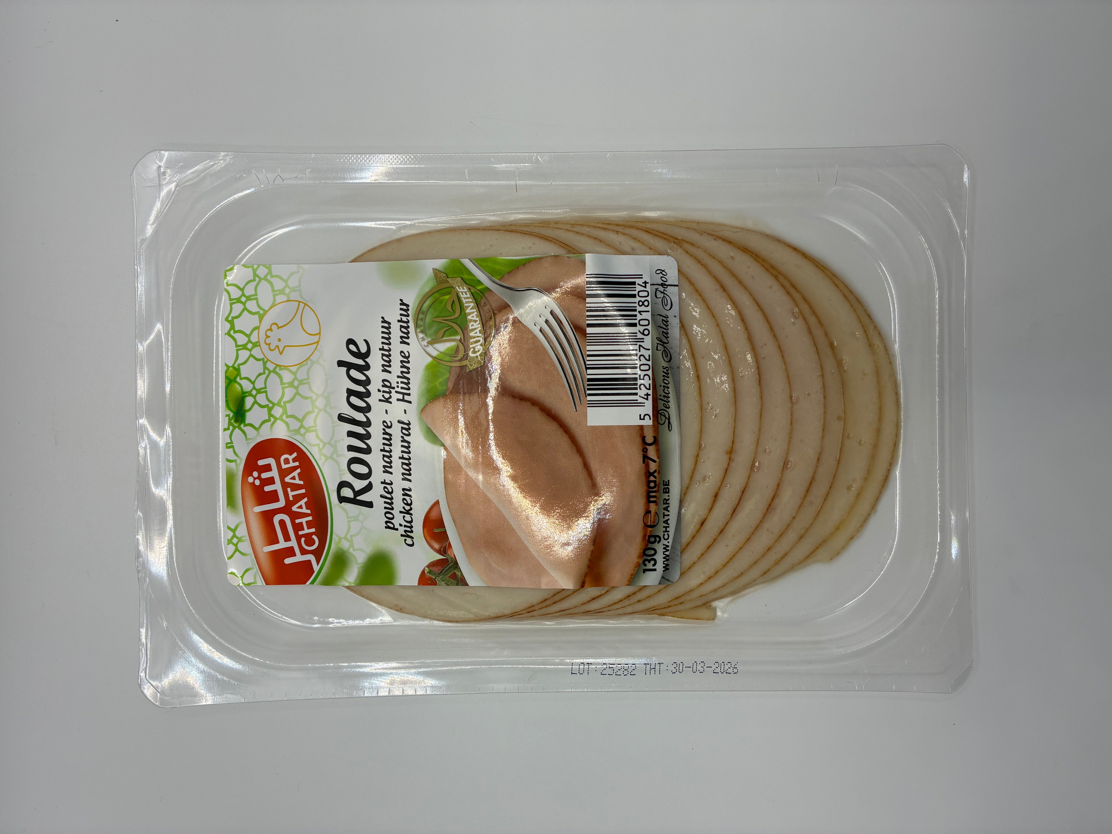 Roulade de Poulet Halal 130g – Chatar