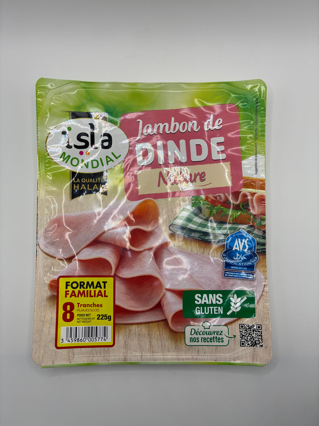 Jambon de Dinde AVS 120g – Isla Mondial