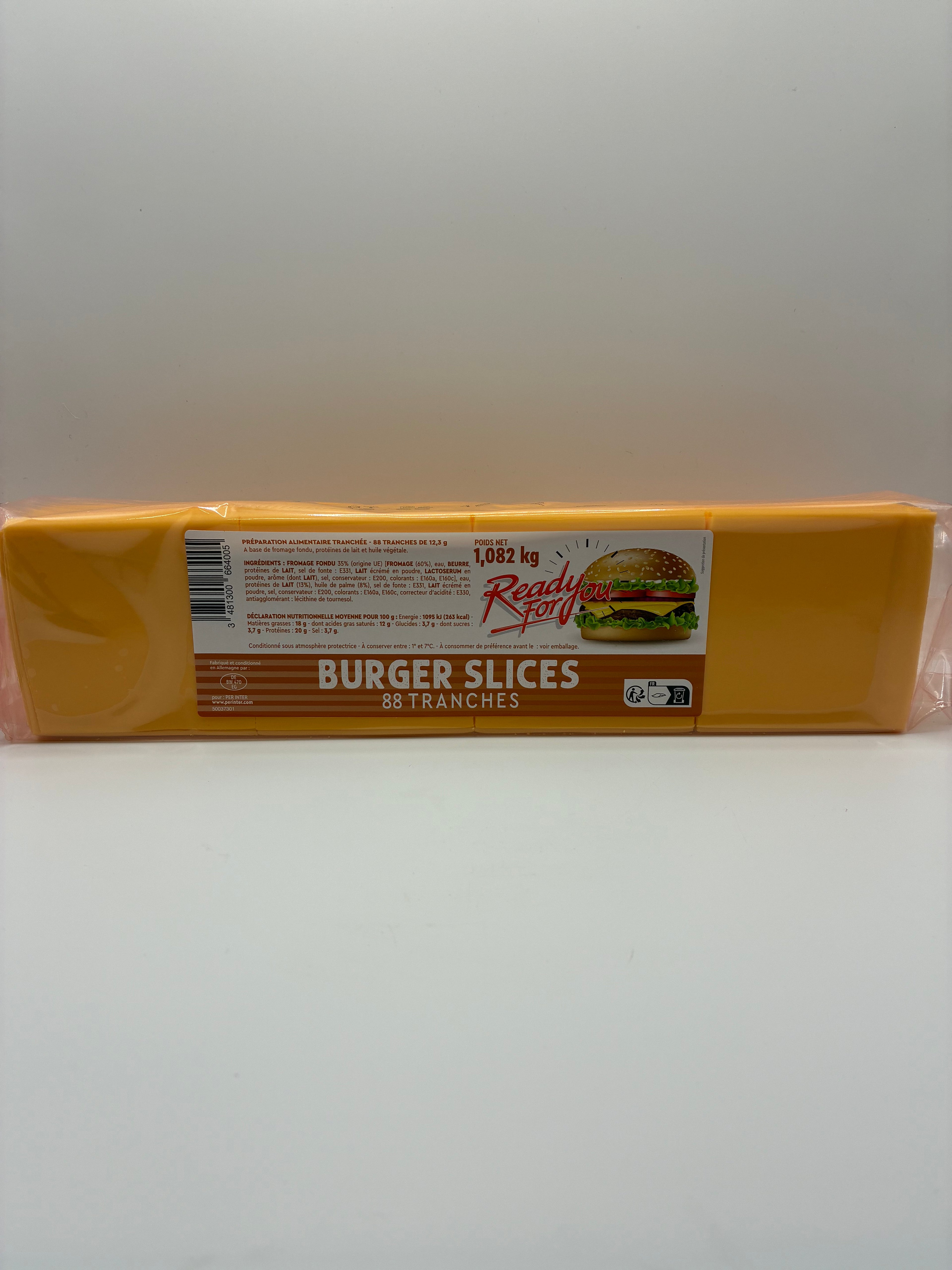 Fromage Cheddar 88 Tranches 1,02kg