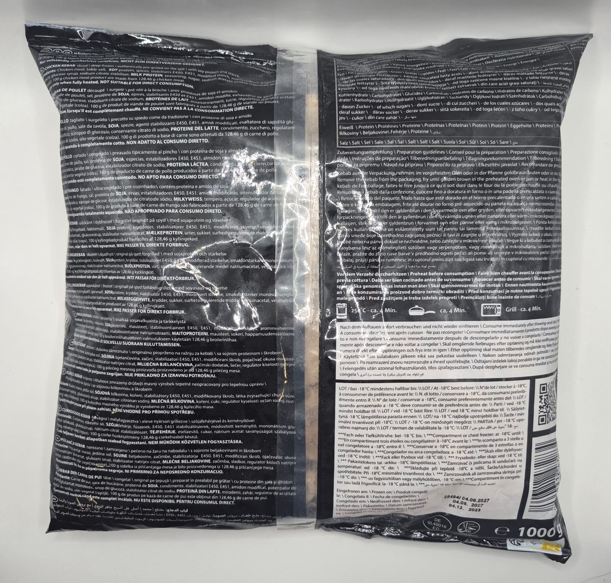 Kebab de Poulet 1kg – Dostlar Halal