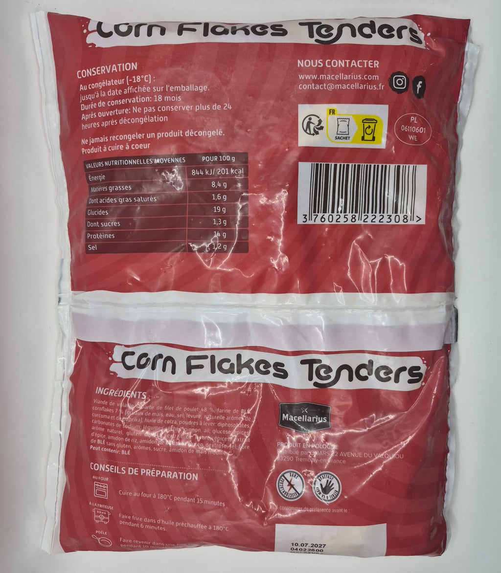 Tenders Corn Flakes 800g – Macellarius Halal AVS