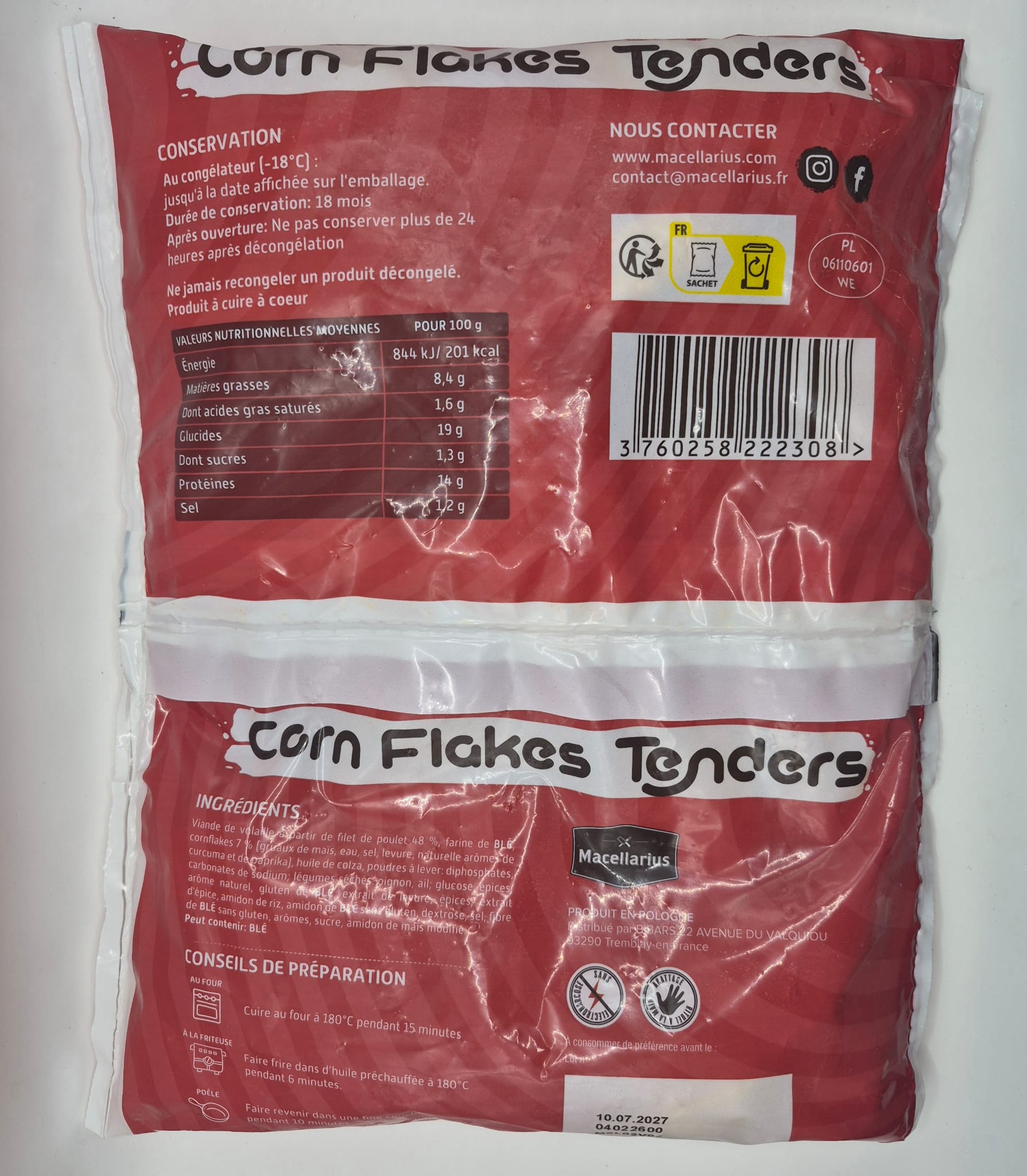 Tenders Corn Flakes 800g – Macellarius Halal AVS