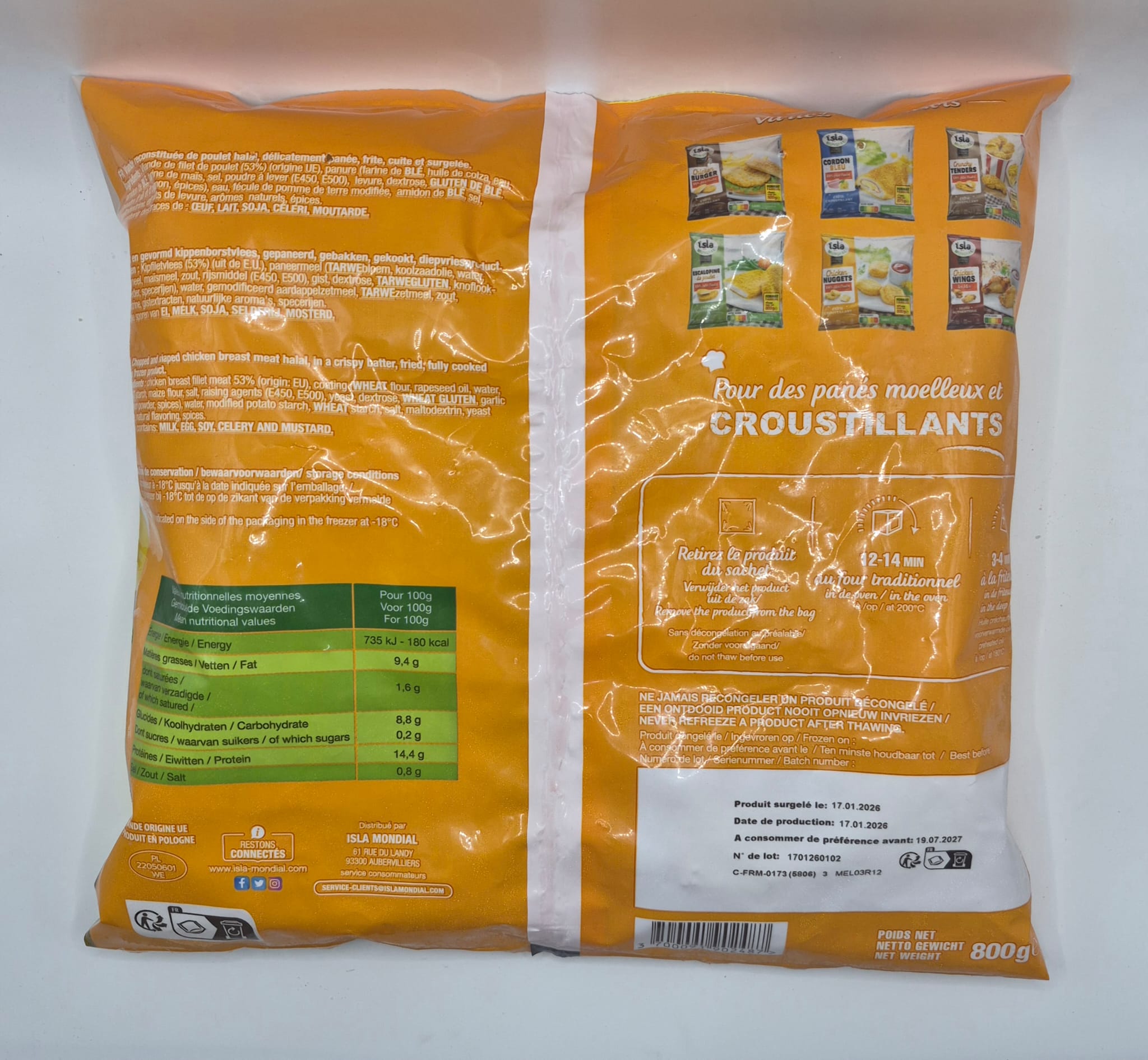 Nuggets 800g – Isla Mondial Halal AVS