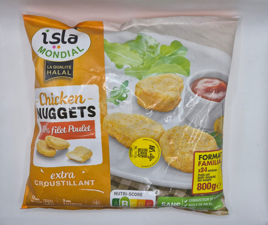 Nuggets 800g – Isla Mondial Halal AVS