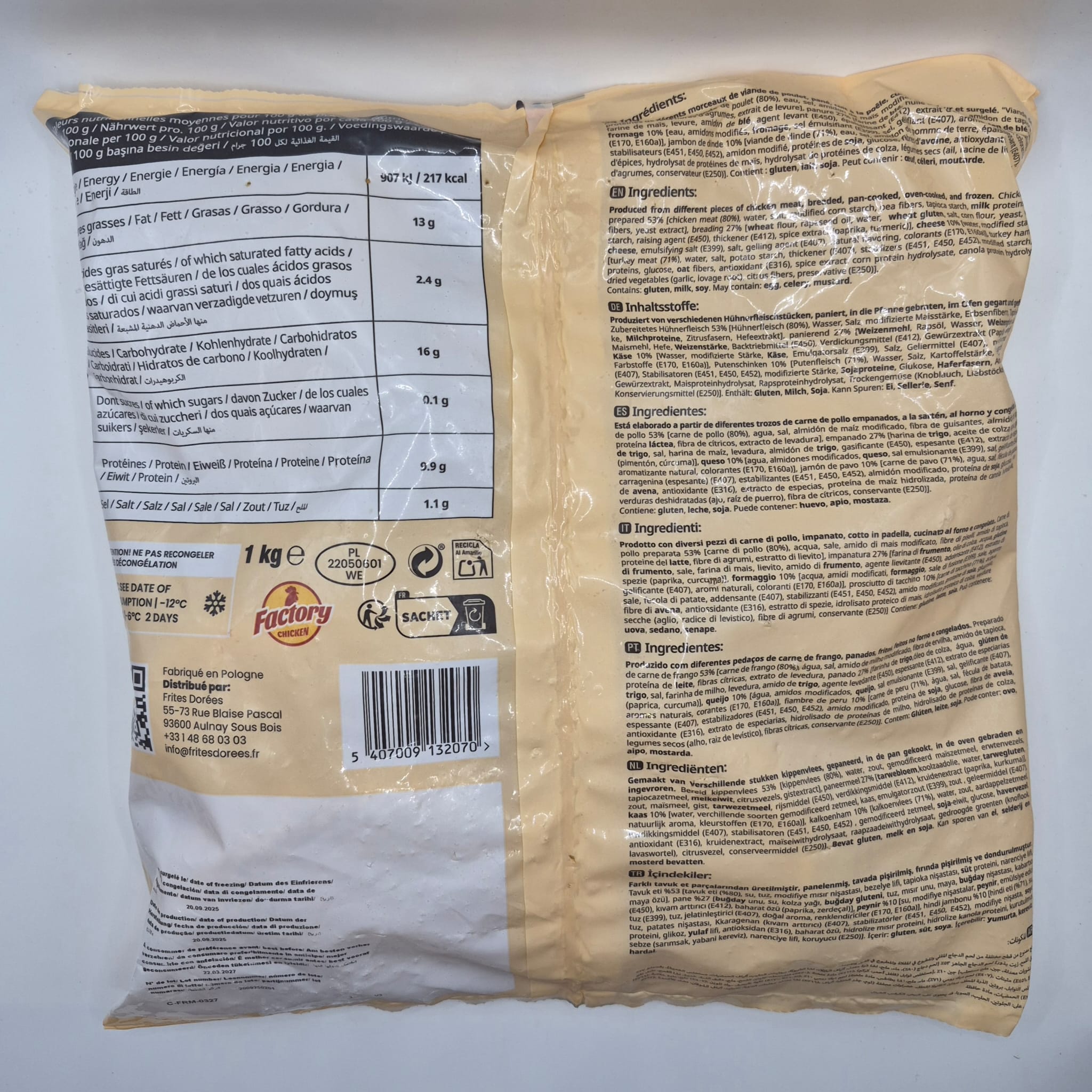 Cordon Bleu Chicken 1kg – Factory Halal