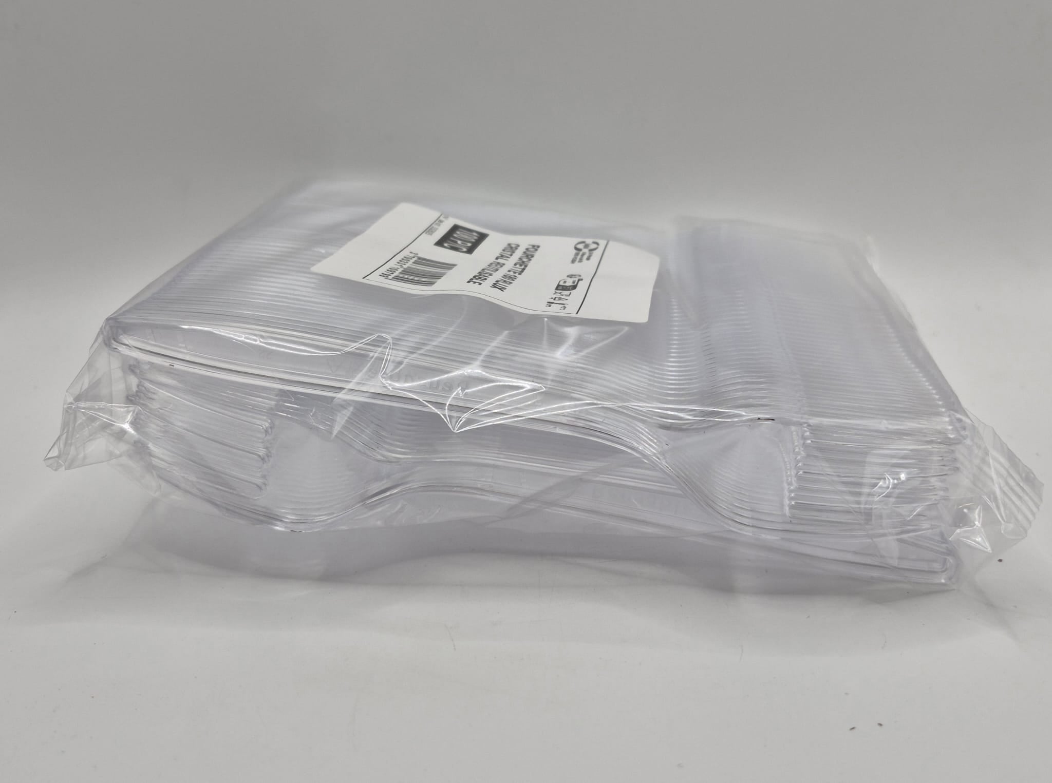 Fourchettes réutilisables en plastique (x100)