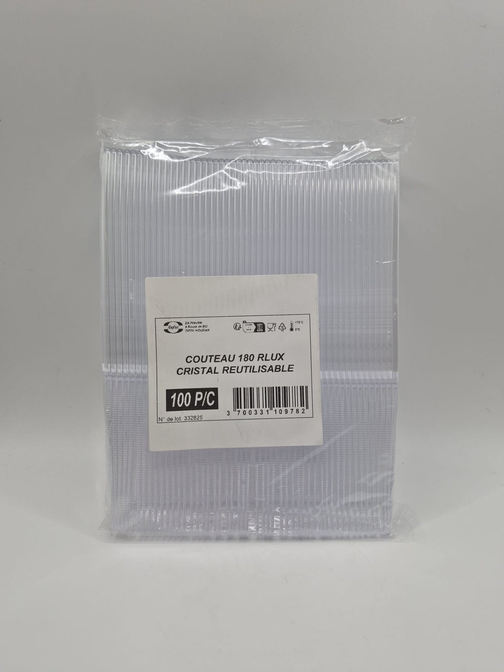 Couteaux réutilisables en plastique (x100)