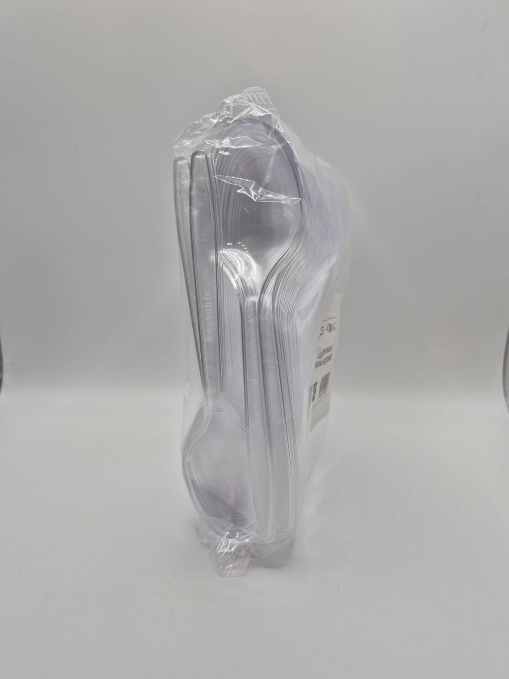 Cuillères à soupe réutilisables en plastique (x100)