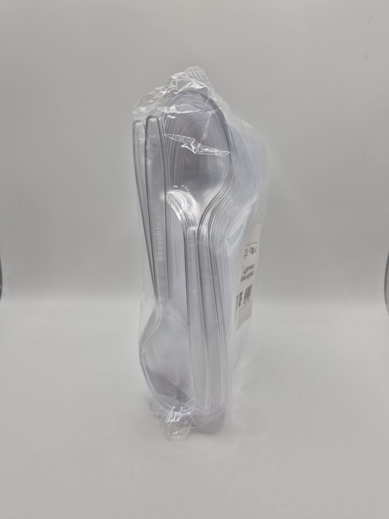 Cuillères à soupe réutilisables en plastique (x100)