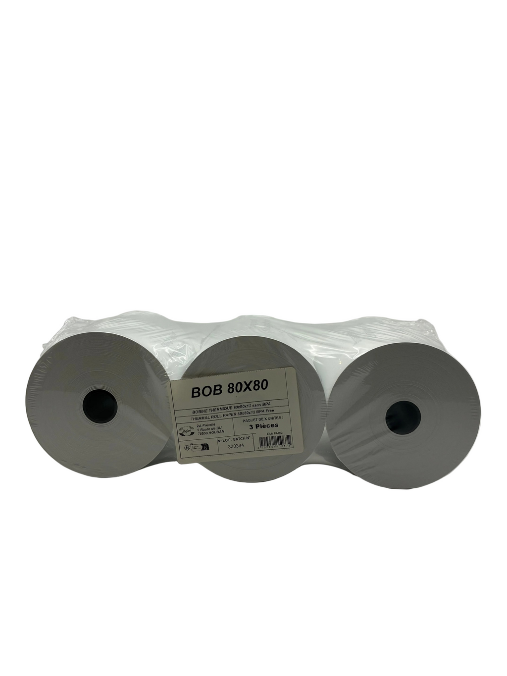 Bobine de caisse (x3 rouleaux)
