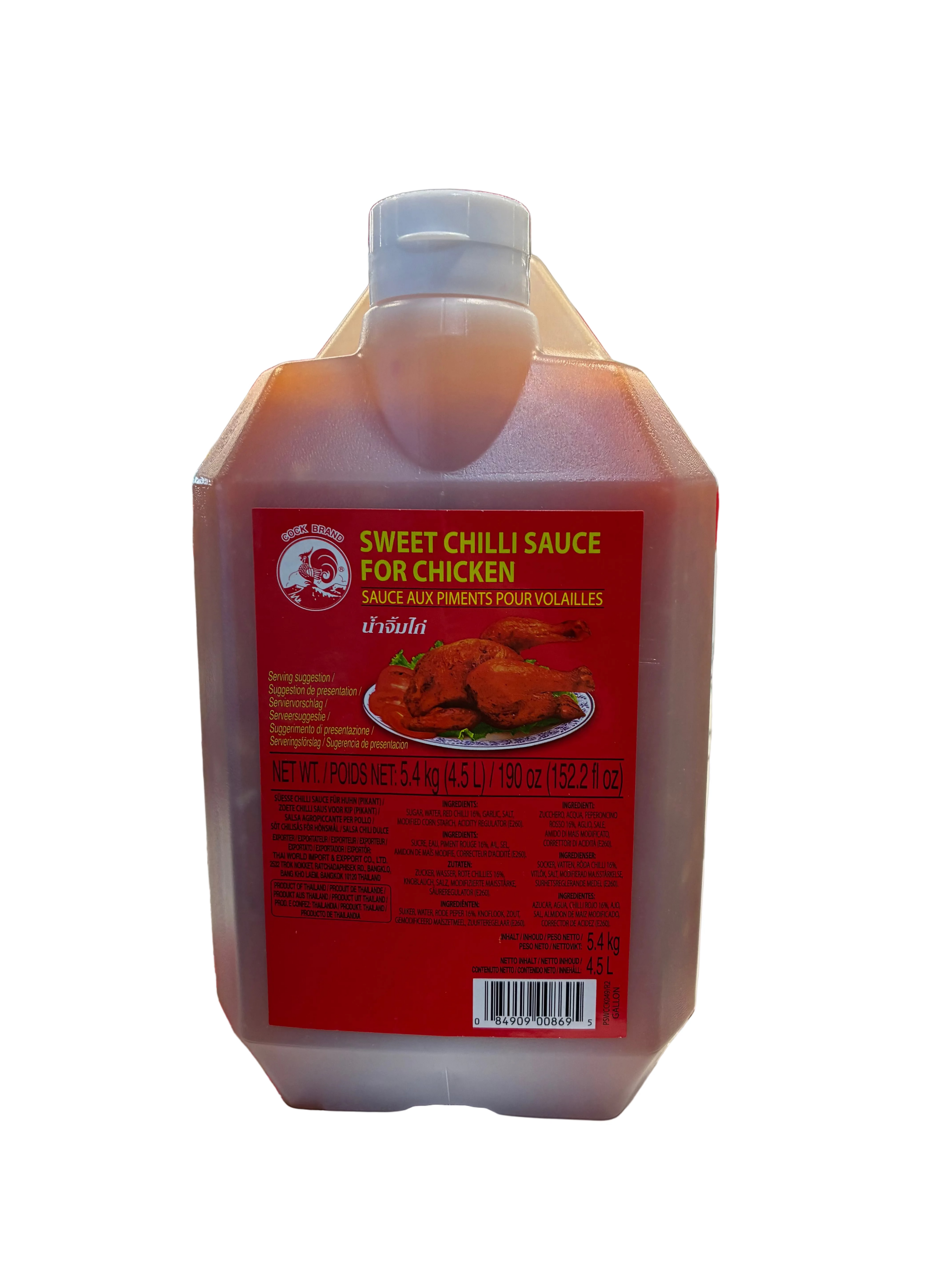 Sauce Sweet Chili pour Poulet 4,5L