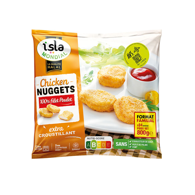 Nuggets 800g – Isla Mondial Halal AVS