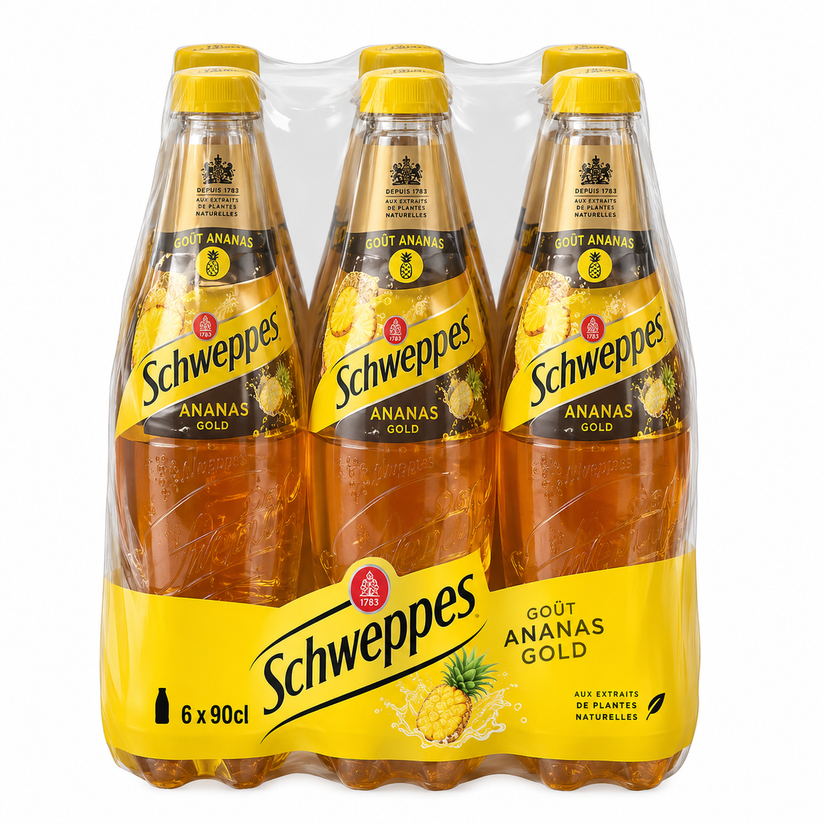 Schweppes Ananas Gold 900ml – Pack de 6