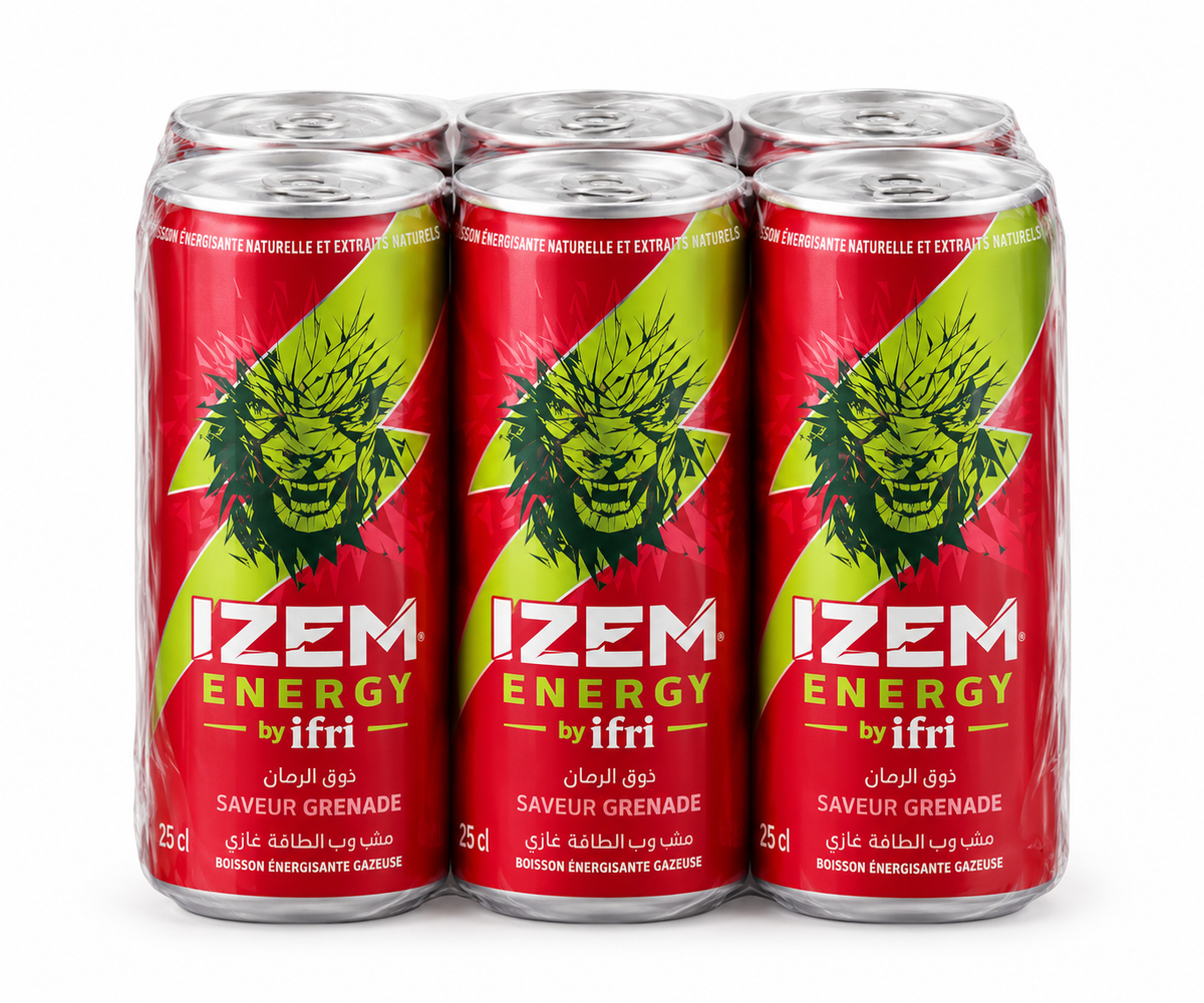 Izem Energy Grenade 25cl – Pack de 6