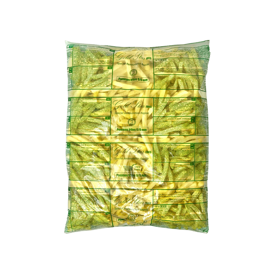Frites Gold Star Calibre 9x9 mm – 2,5kg