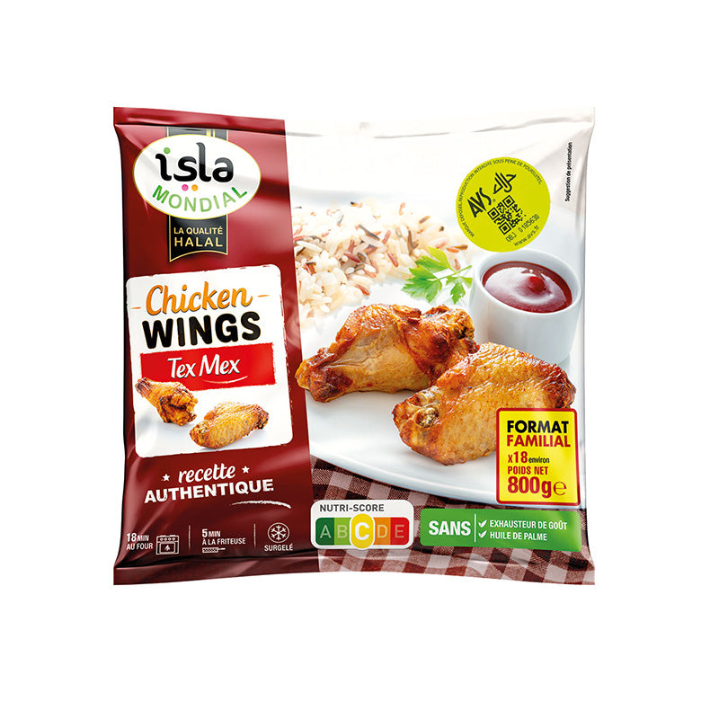 Chicken Wings Tex Mex 800g – Isla Mondial