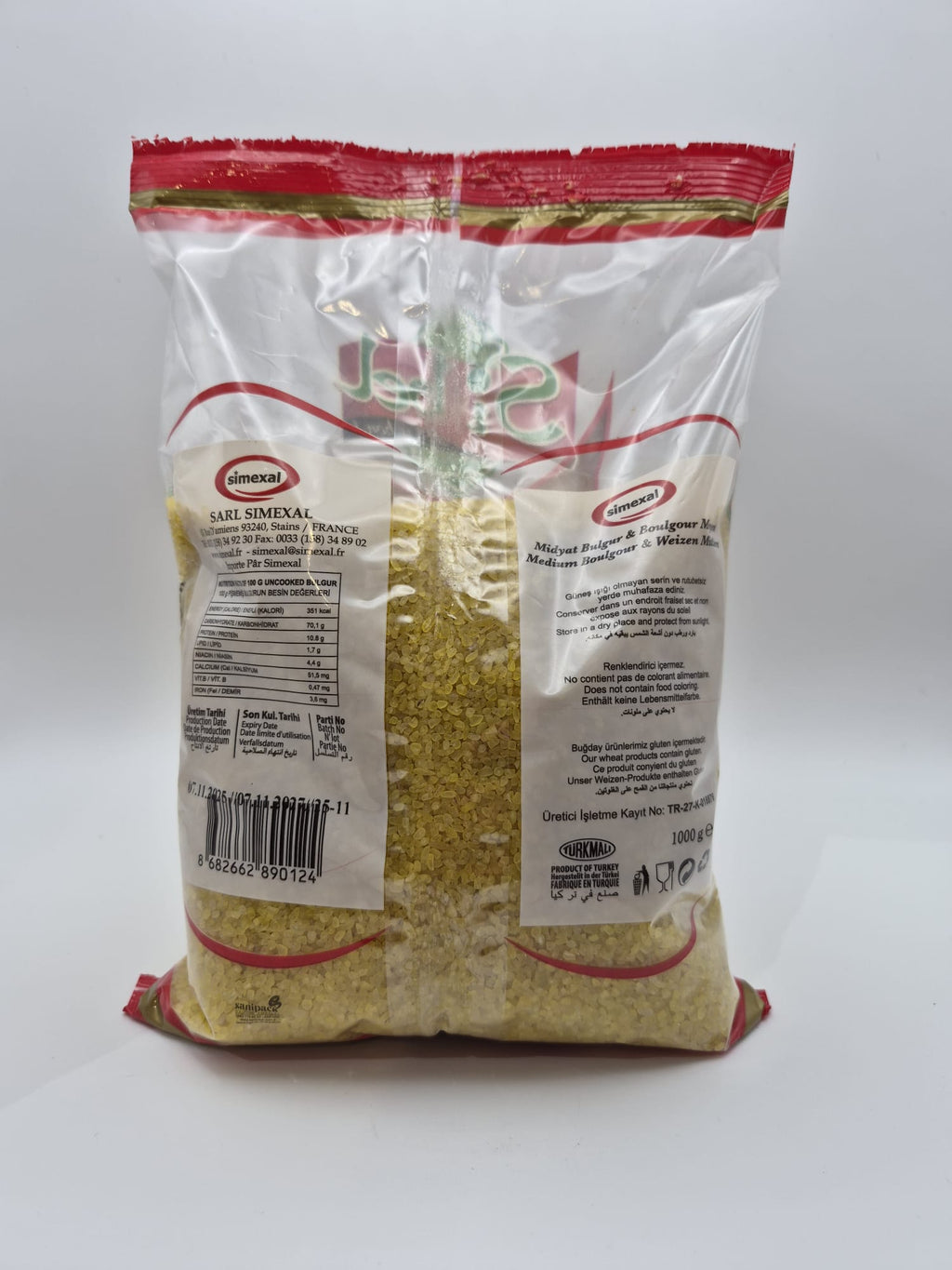 Bulgur Moyen 1kg – Sibel