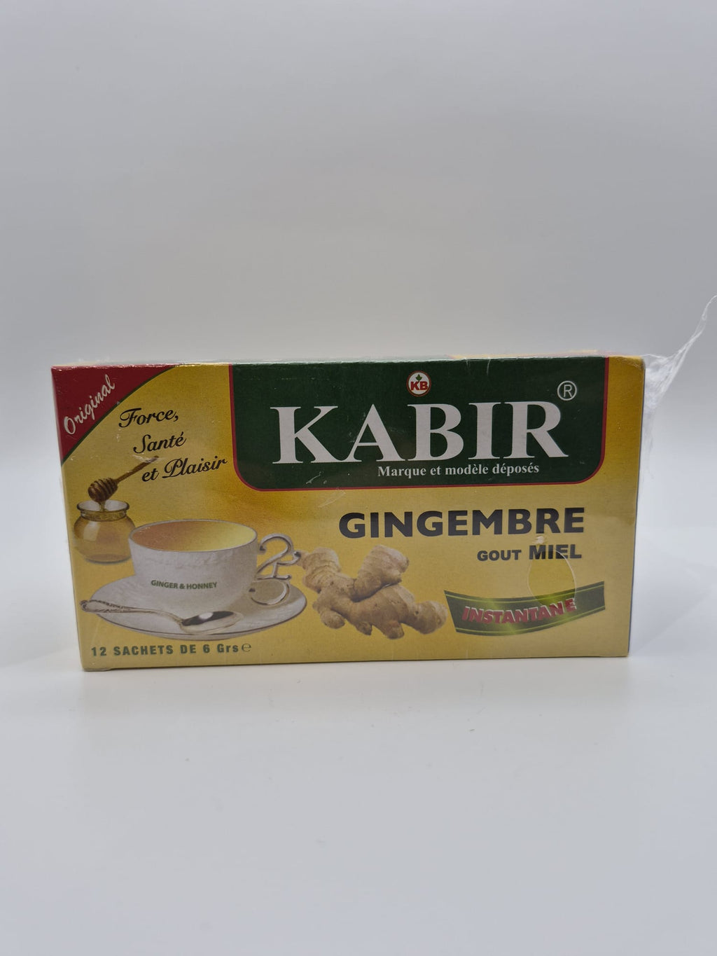 Tisane Gingembre Miel 12 x 6g – Kabir