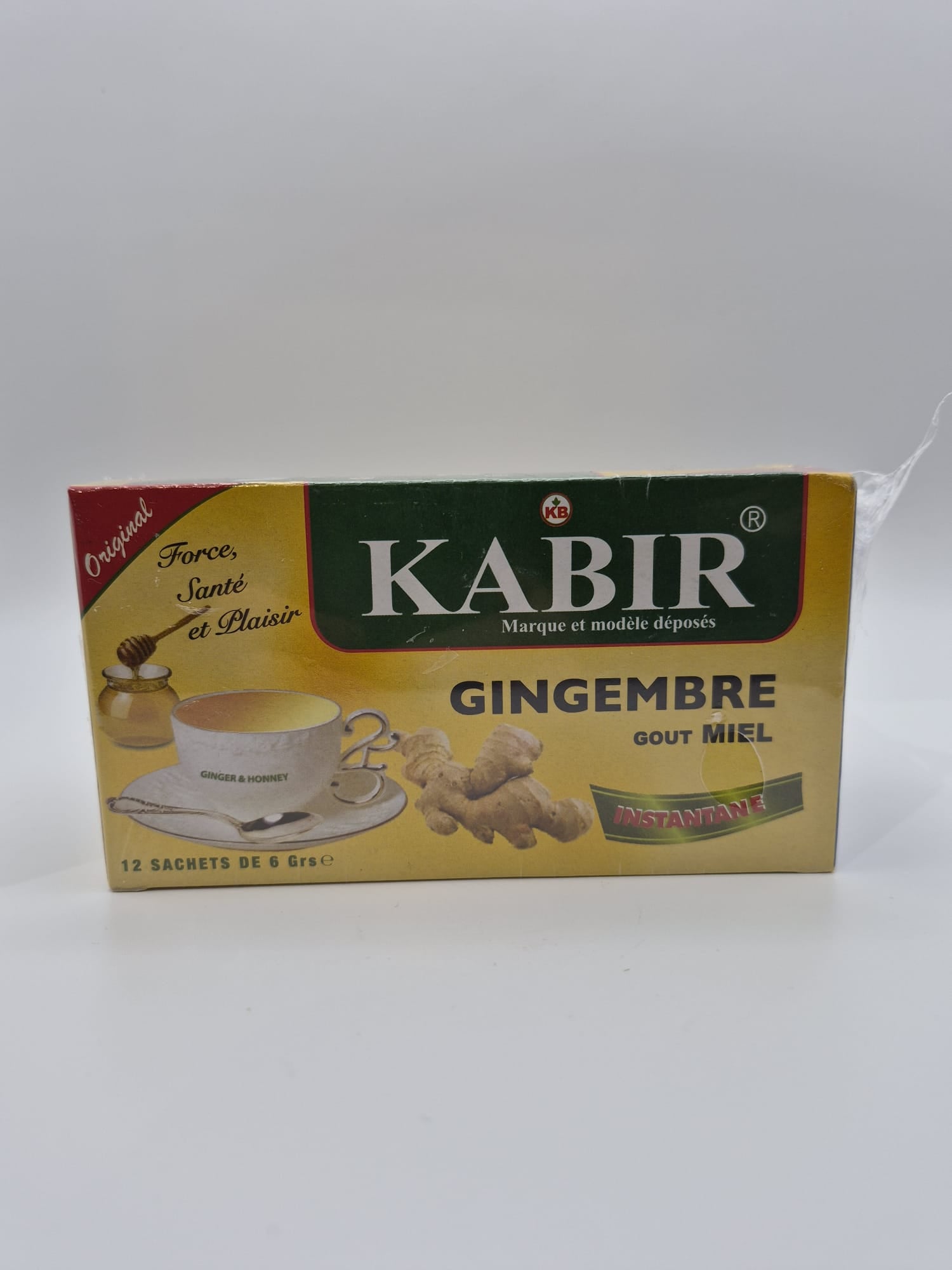 Tisane Gingembre Miel 12 x 6g – Kabir