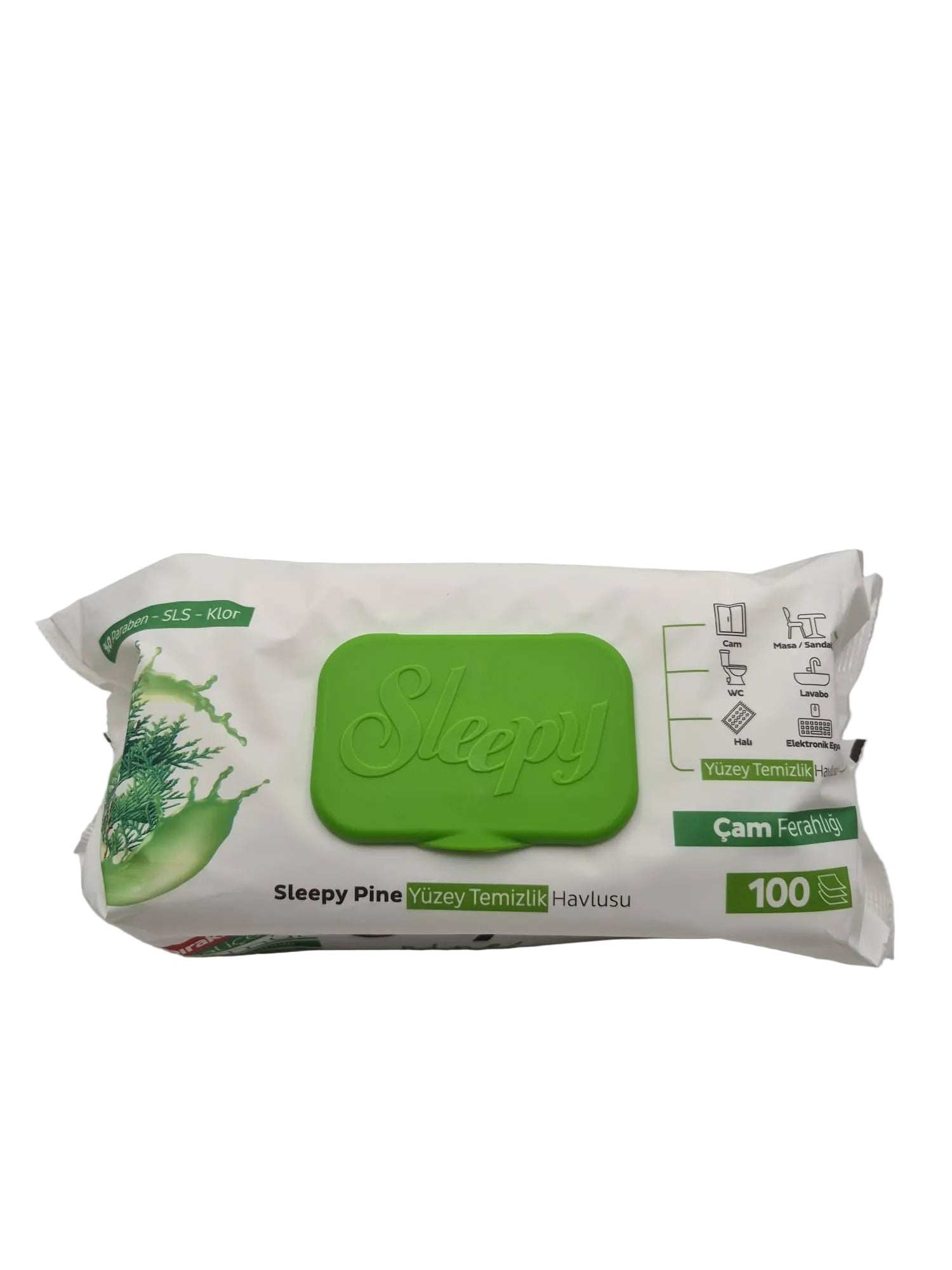 Lingettes Multi-Surfaces Fraîcheur de Pin x100 – Sleepy